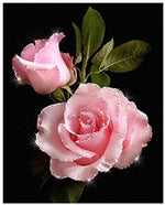 Load image into Gallery viewer, 5D Pink Rose DIY Diamond Painting Kits
