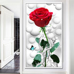 Load image into Gallery viewer, DIY 5D Red Rose Diamond Painting Kits
