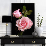 Load image into Gallery viewer, 5D Pink Rose DIY Diamond Painting Kits
