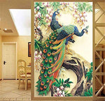 Load image into Gallery viewer, Green Peacock 5D DIY Diamond Painting Kits
