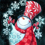 Load image into Gallery viewer, Diamond Painting Cartoon Christmas Snowman
