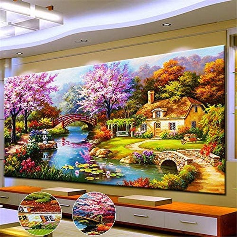 Large 5D  Dream Home Diamond Painting Kits