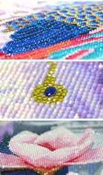 Load image into Gallery viewer, DIY 5D Special Shaped Diamond Painting Peacock Embroidery Craft
