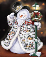 Load image into Gallery viewer, DIY Christmas Snowman 5D Diamond Painting Set
