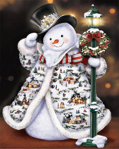 DIY Christmas Snowman 5D Diamond Painting Set