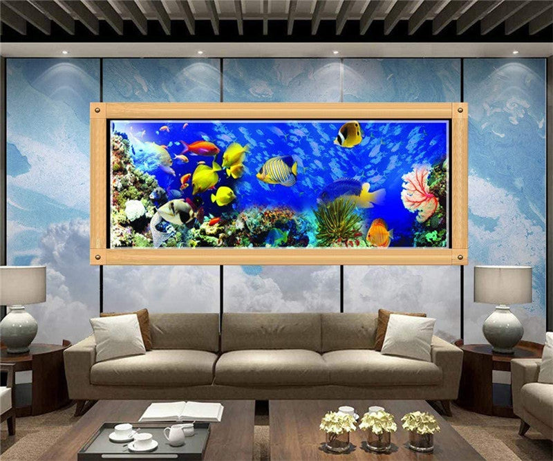 5D DIY  Ocean World  Full Drill Diamond Painting