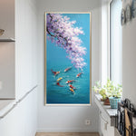 Load image into Gallery viewer, 5D DIY Full Drill Diamond  Cherry blossoms Landscape Painting
