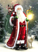 Load image into Gallery viewer, DIY Santa Claus 5D Diamond Painting
