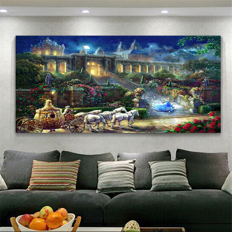 DIY 5D Diamond Painting Fantasy castle Full Diamond