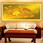 Load image into Gallery viewer, 5D Diamond Painting Kits Golden Dragon
