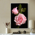 Load image into Gallery viewer, 5D Pink Rose DIY Diamond Painting Kits
