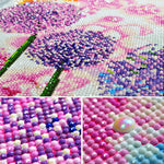 Load image into Gallery viewer, 5D DIY Purple Dandelion Diamond Painting Kits
