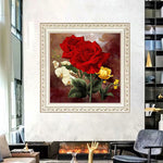 Load image into Gallery viewer, DIY Diamond Painting 5D Red Rose Kits
