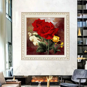 DIY Diamond Painting 5D Red Rose Kits