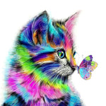 Load image into Gallery viewer, 5D Diamond Painting Full Drill DIY Cat Kits
