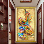 Load image into Gallery viewer, DIY 5D Diamond Painting Dragon Kits
