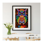 Load image into Gallery viewer, Full Drill Colored owl DIY 5D Diamond Painting Kits
