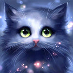 Load image into Gallery viewer, 5D DIY Round Full Drilled Cat Diamond Painting
