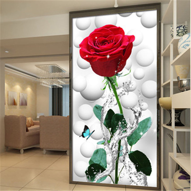 DIY 5D Red Rose Diamond Painting Kits