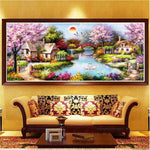 Load image into Gallery viewer, 5D DIY Diamond Painting Cherry Blossoms Tree Kits
