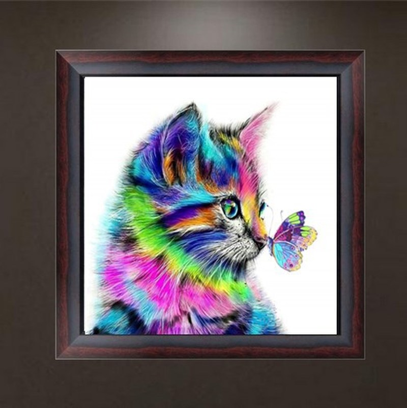 5D Diamond Painting Full Drill DIY Cat Kits