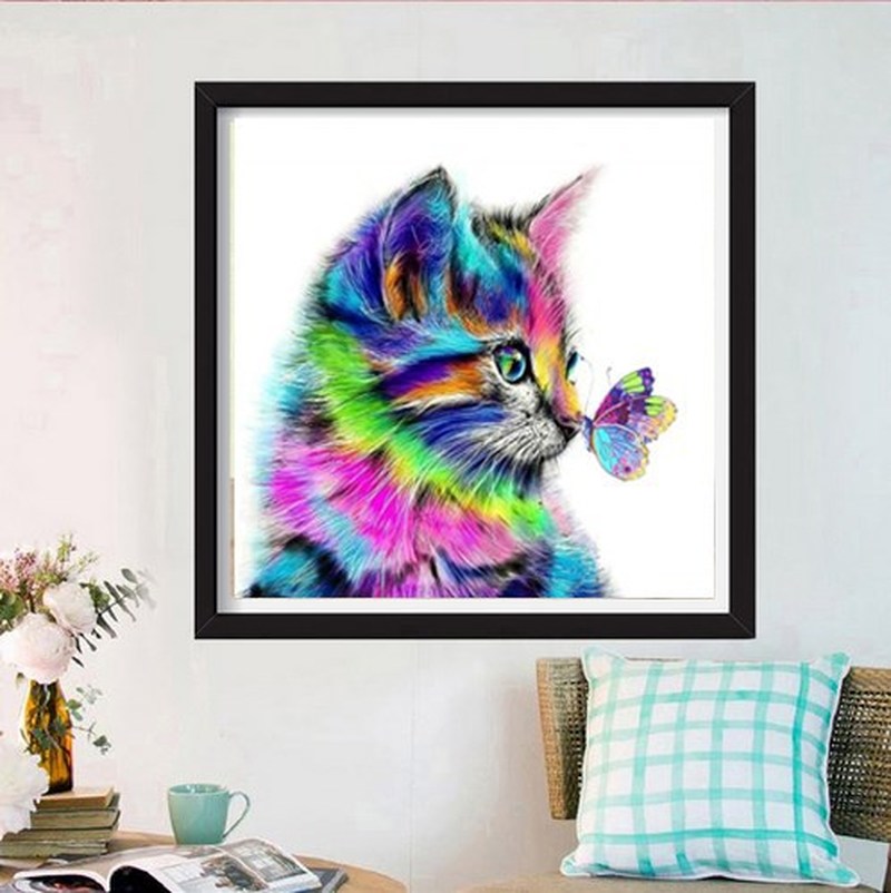 5D Diamond Painting Full Drill DIY Cat Kits