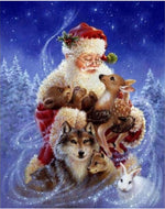 Load image into Gallery viewer, DIY Santa Claus 5D Diamond Painting
