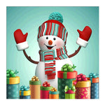 Load image into Gallery viewer, DIY 5Diamond Painting Full Round - Snowman
