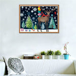 Load image into Gallery viewer, 2 Packs  DIY 5D Diamond Painting-Christmas Elk
