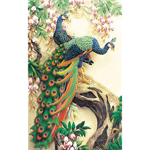 Green Peacock 5D DIY Diamond Painting Kits