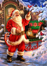 Load image into Gallery viewer, DIY 5D Santa Claus Diamond Painting Kit
