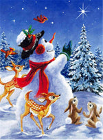 Load image into Gallery viewer, DIY Christmas Snowman 5D Diamond Painting Set
