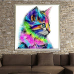 Load image into Gallery viewer, 5D Diamond Painting Full Drill DIY Cat Kits
