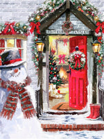 Load image into Gallery viewer, DIY 5D Diamond Painting Christmas Snowman Set
