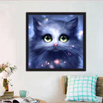 Load image into Gallery viewer, 5D DIY Round Full Drilled Cat Diamond Painting
