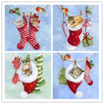 Load image into Gallery viewer, 5D DIY Diamond Painting-Christmas Socks
