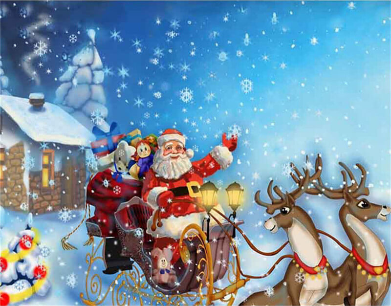 DIY 5D Santa Claus Diamond Painting