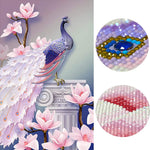 Load image into Gallery viewer, 5D Pink Peacock DIY Diamond Painting Kits
