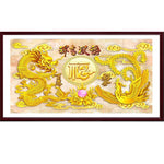 Load image into Gallery viewer, DIY 5D Golden Dragon Diamond Painting
