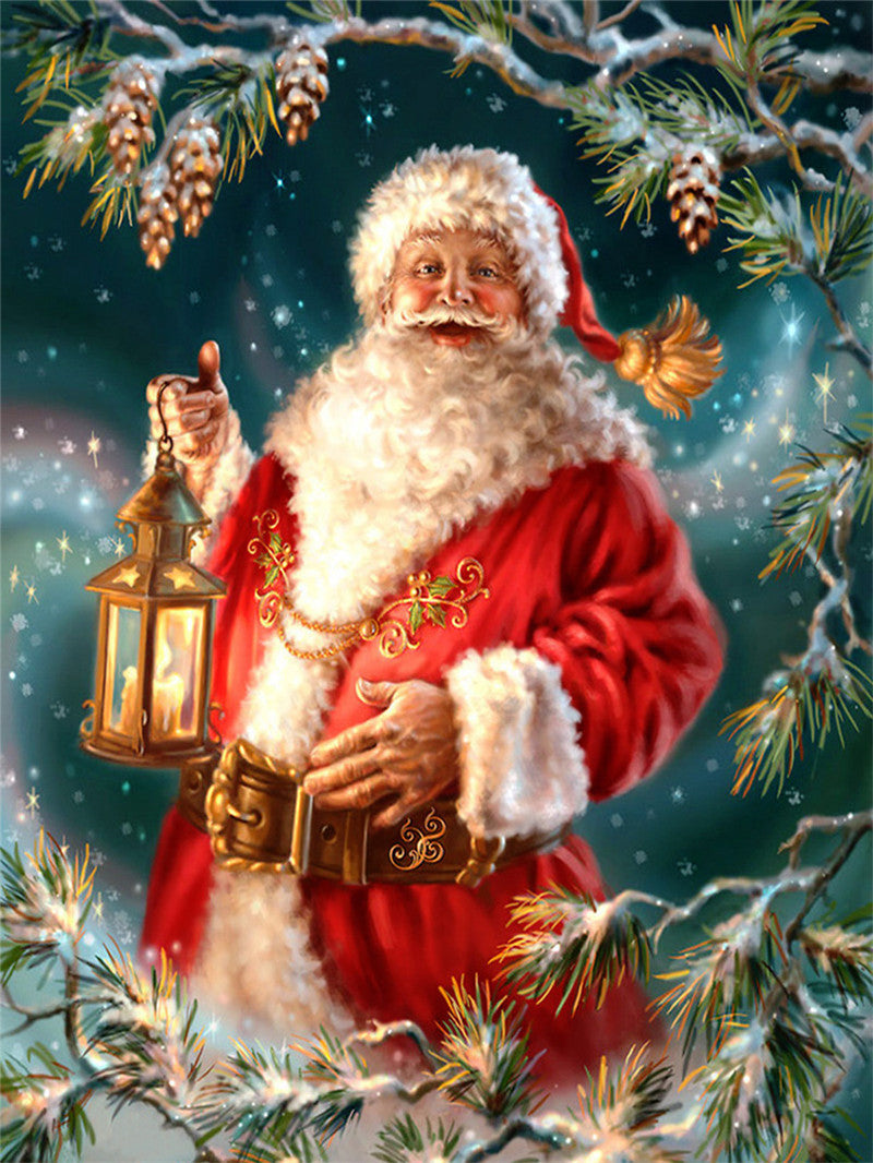 DIY 5D Santa Claus Diamond Painting Kit