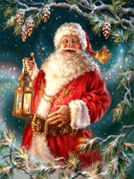 Load image into Gallery viewer, DIY 5D Santa Claus Diamond Painting Kit
