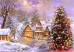 Load image into Gallery viewer, DIY 5D Diamond Painting Snow Winter Landscape
