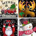 Load image into Gallery viewer, 4 Pcs DIY Christmas 5D Diamond Painting Kits
