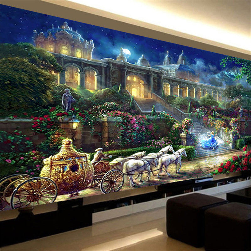 DIY 5D Diamond Painting Fantasy castle Full Diamond