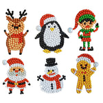 Load image into Gallery viewer, 30Pcs 5D Christmas  Diamond Painting Stickers Kits
