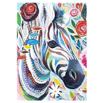 Load image into Gallery viewer, DIY 5D Color zebra Diamond Painting Kits
