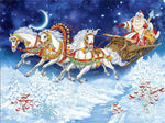 Load image into Gallery viewer, DIY 5D Santa Claus and the carriage Diamond Painting Kit
