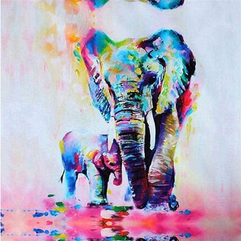 DIY Elephant 5D Diamond Painting Kits