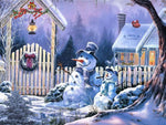 Load image into Gallery viewer, Christmas Snowman DIY 5D Diamond Painting
