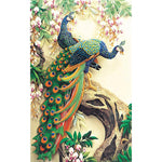 Load image into Gallery viewer, Green Peacock 5D DIY Diamond Painting Kits
